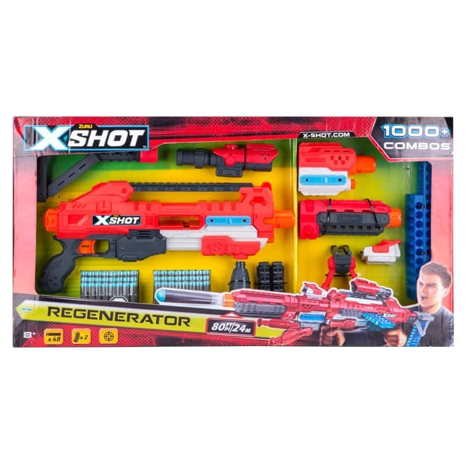 Zuru X-Shot Regenerator Softdart Gewehr - Konfigurierbar - Inkl. 48 Pfeile 2 Zuru X-Shot Regenerator Softdart Gewehr - Konfigurierbar - Inkl. 48 Pfeile – Bild 2