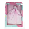 Besttoy - Modepuppenkleid - Weiß-rosa Prinzessinnenkleid