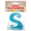 Besttoy - Holzbuchstabe - S - Blau