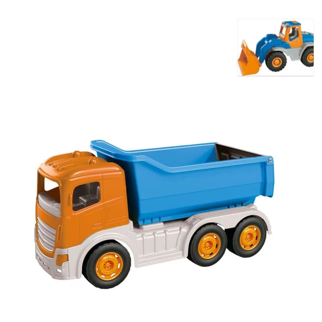 Baustellenfahrzeug - Kipper Oder Schaufelbagger - 1 Stück 1 Baustellenfahrzeug - Kipper Oder Schaufelbagger - 1 Stück