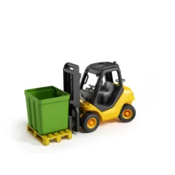 Gabelstapler Mit Palette Und Behälter