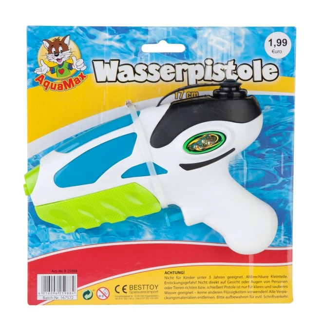 Wasserpistole - Water Gun - Weiß - Besttoy 1 Wasserpistole - Water Gun - Weiß - Besttoy
