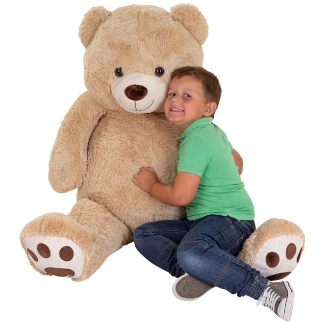 Besttoy - XXL Plüsch-Bär Mit Tatzen - Beige - Ca. 135 Cm 1 Besttoy - XXL Plüsch-Bär Mit Tatzen - Beige - Ca. 135 Cm