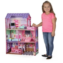 Besttoy - Puppenhaus Aus Stoff - Mit Möbeln -Outlet INTEX Store 4016096368111 puppenhaus aus stoff mit kind 05