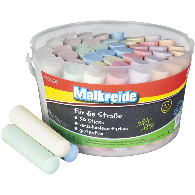 Straßenmalkreide - 50 Sticks - Bunt 3 Straßenmalkreide - 50 Sticks - Bunt – Bild 3