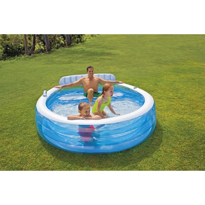 Intex Familienpool Blau, Maße: 224x216x76cm 2 Intex Familienpool Blau, Maße: 224x216x76cm – Bild 2