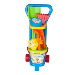 Wader - Strand Caddy Mit Eimer Und Zubehör -Outlet INTEX Store 5900694107717 sand nachziehwagen 02