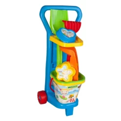 Wader - Strand Caddy Mit Eimer Und Zubehör -Outlet INTEX Store 5900694107717 sand nachziehwagen 03