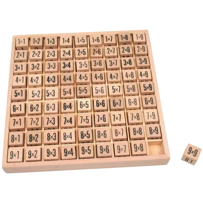 Multiplikation Rechenspiel Aus Holz 1 Multiplikation Rechenspiel Aus Holz