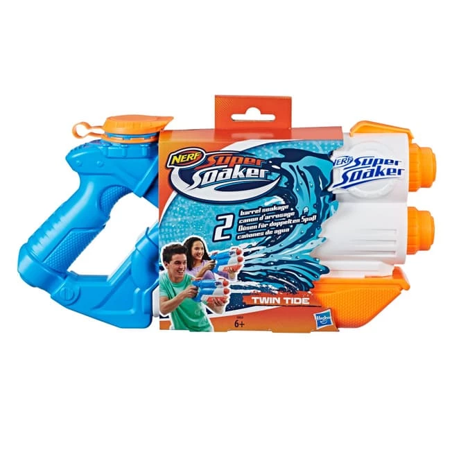 Hasbro Nerf Super Soaker - Twin Tide Wasserpistole 1 Hasbro Nerf Super Soaker - Twin Tide Wasserpistole